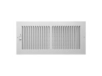 White - Newegg.com Greystone CA102M14X06 2-Way Wall & Ceiling Register  14 x 6 in.  White - Newegg.com