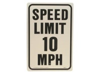 HW-10 12 x 18 in. Speed Limit 10 Mph Aluminum Street Sign - Newegg.ca