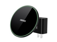 CHOETECH USB-C 15W Wireless Charger, Zinc Alloy Glass Wireless Charging Pad with QC 3.0 Adapter Compatible LG V30/V35/G8,iPhone... 
