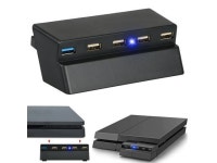 5 Ports USB 3.0 Hub Splitter For PS4 Slim Expender Controller Charger Adapter - Newegg.com