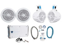 com (2) Rockville RMC80W 8" Marine Boat Speakers+(2) 8" Wakeboards+4-Ch Amp+Wire Kit - Newegg.com