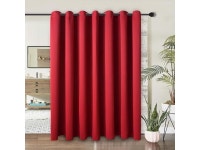 PANOVOUS Room Divider Curtain - Privacy Blackout Curtains for Bedroom Partition, Living Room and Shared Office, Thermal Insulated... 