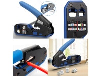 RJ45/12/11 Network Cable Crimper Crimping Pliers Cat5/6/5e LAN Networking Tool - Newegg.com RJ45/12/11 Network Cable... 
