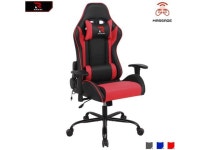 Rimiking Ergonomic Massage Computer Gaming Chair-High Back PU Leather Racing Desk Office Chair, Swivel Adjustable Armrest Soft... 