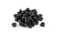 Global Bargains 50 Pcs Antislip Rubber Round 13 x 10 x 6mm Chair Foot Cover Table Furniture Leg Protector Balck - Newegg.com