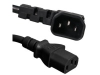Ironbox C14 Right Angle to C13 Connector Power Cord - Black... com Ironbox C14 Right Angle to C13 Connector Power Cord - Black... 