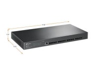 TP-Link TL-SX3016F | 16 Port 10G SFP+ Enterprise Level Switch | L2+ Smart Managed | Omada SDN Integrated | IPv6 | Static Routing... 