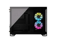 CORSAIR iCUE LINK 2500X RGB Micro ATX Dual Chamber PC Case – Two Tempered Glass Panels – 2x RX120 RGB Fans Included... 