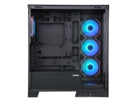 Sama Neview 2351 Black Dual USB3.0 and Type C Tempered Glass ATX Mid Tower Gaming Computer Case w/ 4 x 120mm ARGB Fans (3 x MB... 