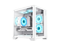 GAMEMAX INFINITY MINI White Tempered Glass USB3.0 PC Case-Supports Flex-ATX/Mini-ITX - Fans Not Included - Newegg.com