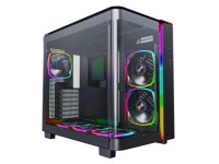 MONTECH, KING 95 PRO Dual-Chamber ATX Mid-Tower PC Gaming Case, High-Airflow, Toolless Panels, Sturdy Curved Tempered Glass Front... 