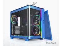 MONTECH, KING 95 PRO Dual-Chamber ATX Mid-Tower PC Gaming Case, High-Airflow, Toolless Panels, Sturdy Curved Tempered Glass Front... 