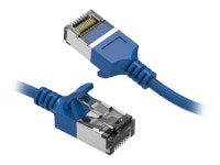 Nippon Labs 60CAT8-3-30BL 3 ft. Cat.8 U/FTP Slim Ethernet Network Cable Blue 30AWG - Latest 40Gbps 2000Mhz RJ45 Patch Cord... 
