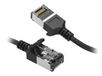 Nippon Labs 60CAT8-7-30BK 7 ft. Cat.8 U/FTP Slim Ethernet Network Cable Black 30AWG - Latest 40Gbps 2000Mhz RJ45 Patch Cord... 