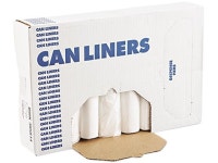 Boardwalk385814 High-Density Can Liners, 38 x 58, 60gal, 11 Micron, Clear, 25/Roll, 8 Rolls/CT, 1 Carton - Newegg.com