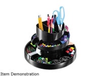 Recycled Rotary Organizer, 16 Compartments, 10 1/4 X 6 3/4, Black - Newegg.com Recycled Rotary Organizer, 16 Compartments, 10 1... 