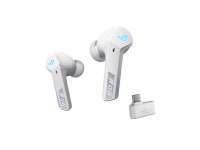 3, ROG SpeedNova, 24-bit 96 kHz audio, Bone-Conduction AI Microphones, Adaptive ANC, 46-Hour Battery Life) - Moonlight White... 