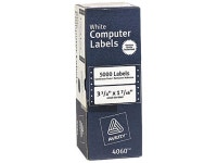 Avery 4060 Dot Matrix Printer Address Labels, 1 Across, 1-7/16 x 3-1/2, White, 5000/Box - Newegg.com