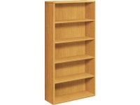 HON 10755C 10700 Series Wood Bookcase, 5 Shelves, Harvest - Newegg.com