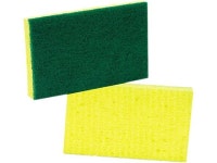 Scotch-Brite 74 Medium-Duty Scrubbing Sponge, 3-1/2 x 6-1/4, Yellow/Green,20/Carton - Newegg.com
