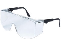 Crews TC110XL Tacoma Wraparound Safety Glasses, Black Frames, Clear Lenses - Newegg.com