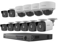 LaView 4MP 2688 x 1520P Full PoE IP Camera Security System, 16-channel H.265 NVR w/ 4K Output, 8 x 4MP Bullet and 4 x 4MP Dome... 