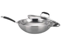 Sunpentown SK-7362 3-ply Wok with Stainless Steel Lid - Newegg.com