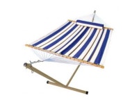 Algoma Net 6290W-98SPB 11 Fabric Hammock, Pillow, and Stand Combination - Newegg.com