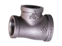 Worldwide Sourcing 6101596 1 x .75 x .5 In.black Malleable Tee - Newegg.com