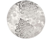 Safavieh ADR114B-8R 8 x 8 ft. Round Adirondack Power Loomed Rug, Silver & Ivory - Newegg.com