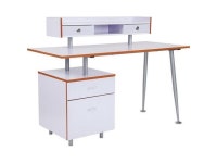 Flash Furniture NAN-JN-2339-WH-GG Piedmont Home & Office Desk... - Newegg.com Flash Furniture NAN-JN-2339-WH-GG Piedmont Home... 