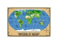 LA Rug TSC-153 5376 Supreme Collection World Map Rug - 5 Ft 3 In x 7 Ft 6 In - Newegg.com