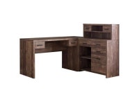 Monarch Specialties I 7427 Brown Reclaimed Wood Left or Right Facing Corner Computer Desk - Newegg.com
