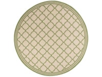 Safavieh LND121V-6R Linden 100 6 ft. x 7 in. Round Area Rug - Cream & Olive - Newegg.com Safavieh LND121V-6R Linden 100 6 ft. x 7... 