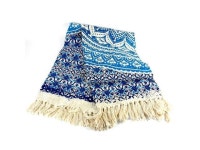 Mira MA94179-900089 Handmade & Fair Trade 50 by 70 in. Mandala Throw, Blue - Newegg.ca Mira MA94179-900089 Handmade... 