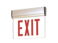 Nora Lighting NX-811-LEDG2MA Green LED Double Face Edge-Lit Exit, 2-Circuit, Mirror, Aluminum - Newegg.com