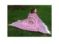 Mira MA94181-900087 Handmade & Fair Trade 50 by 70 in. Mandala Throw, Pink - Newegg.ca Mira MA94181-900087 Handmade... 