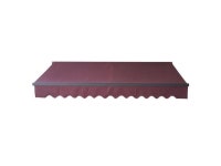 Aleko AB13X10BURG37 13 x 10 ft. Black Frame Retractable Home Patio Canopy Awning, Burgundy - Newegg.com