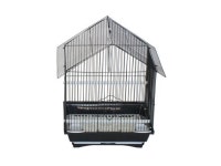 YML A1114MBLK House Top Style Small Parakeet Cage, 11 x 9 x 16 - Newegg.com
