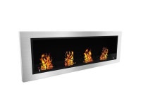 Regal Flame Charlotte 64 Ventless Built In Recessed Bio Ethanol Wall Mounted Fireplace - Newegg.com Regal Flame Charlotte 64&#34... 