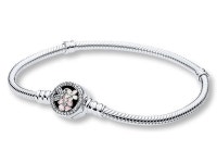Pandora Moments Silver Bracelet with Poetic Blooms Clasp - 16 cm - 590744CZ-16 - Newegg.com