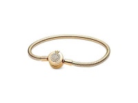 Pandora Moments Sparkling Crown O Snake Chain Bracelet - Newegg.com
