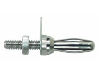 POMONA 3263 Banana Plug with Thrded Stud,Silver,PK10 - Newegg.com