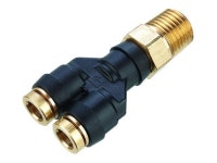 Tube, 2.56 in. L   368PTC-6-4 - Newegg.com Parker Male Y Connector, 3&#47;8 in. Tube, 2.56 in. L   368PTC-6-4 - Newegg.com