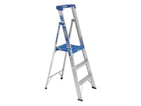 WERNER PDA363 Podium Stepladder,3 ft.,Aluminum,250 lb. G2268896 - Newegg.com