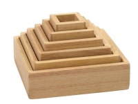 Guidecraft Stacking Rainbow Pyramid, Multi - G5066 - Newegg.com