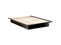 South Shore Queen Size Platform Bed - Pure Black - Newegg.ca