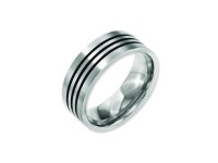 Titanium Enameled Flat 8mm Satin & Polished Band ( Size 10) - Newegg.com Genuine Chisel &#40;TM&#41; Band. Titanium Enameled Flat... 