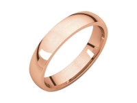 Mens 14K Rose Gold 4mm Light Comfort-Fit Wedding Band - Newegg.com Men's 14K Rose Gold 4mm Light Comfort-Fit Wedding Band... 