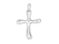 925 Sterling Silver Freeform Cross Charm Pendant - 25x39MM 2.33 Grams - Newegg.com